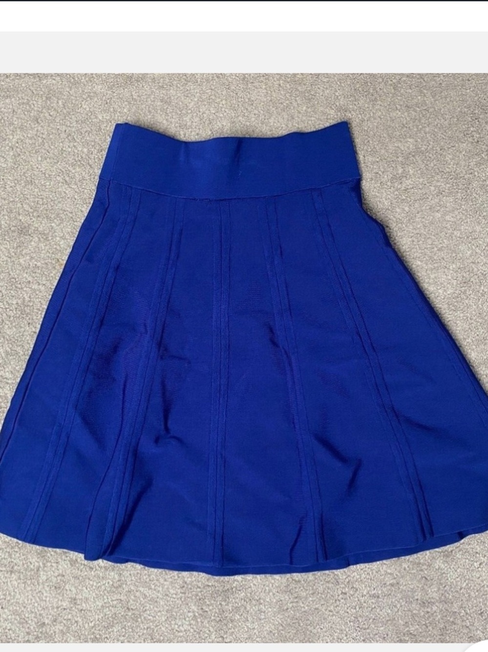 Ted Baker London Vibrant Cobalt Blue A-Line Skirt
